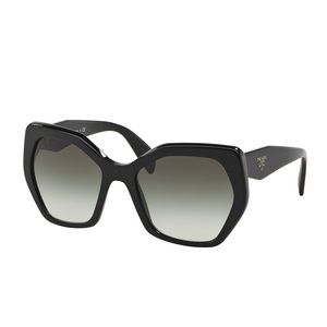 Prada Heritage Hexagonal Sunglasses, Black